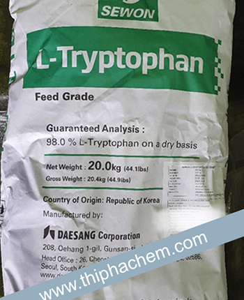 L-Tryptophan, L-Tryptophan feed grade, Tryptophan , Phụ gia thức ăn chăn nuôi, bán tryptophan