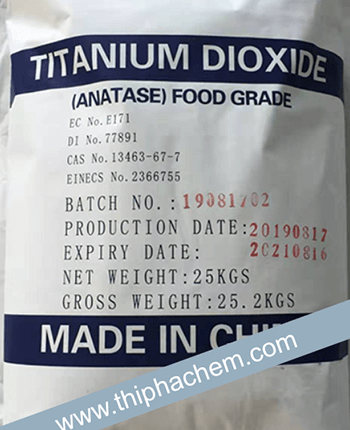 Titanium Dioxide, Titanium Dioxide food grade, TiO2 thực phẩm, TiO2 food grade, Màu thực phẩm, phụ gia làm trắng thực phẩm, chất tạo màu thực phẩm